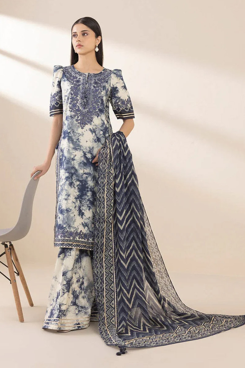 3 Piece Printed Lawn Suit