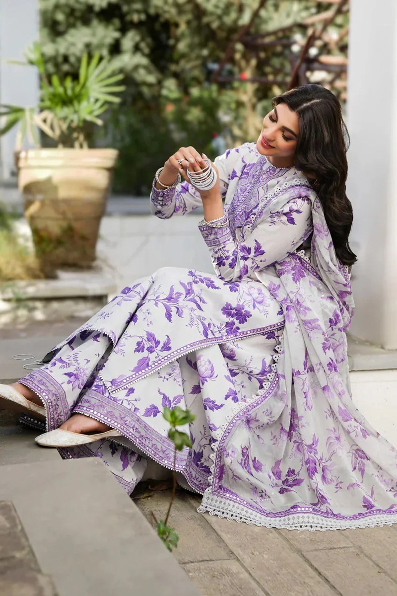 3 Piece Printed Lawn Suit
