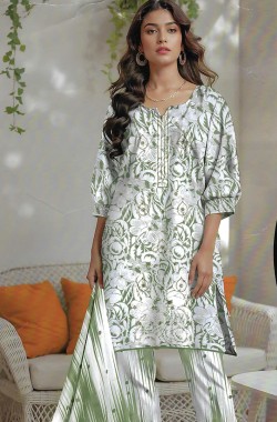 Printed Sequence Lawn Suit 3 Piece