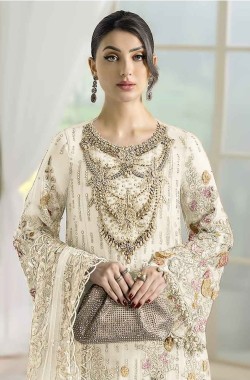 Chiffon Heavy With Heavy Embroidery Suit
