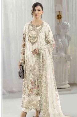 Chiffon Heavy With Heavy Embroidery Suit