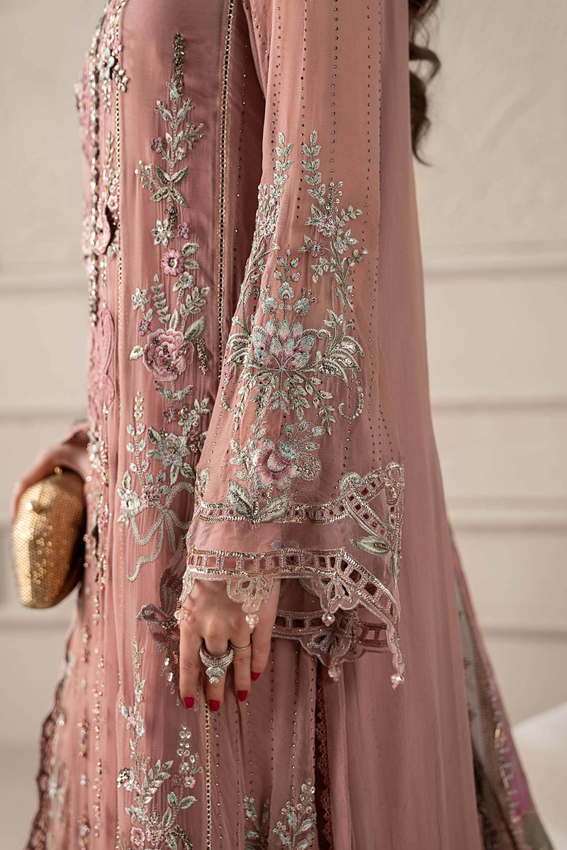 Embroidered Chiffon 3 Piece Suit