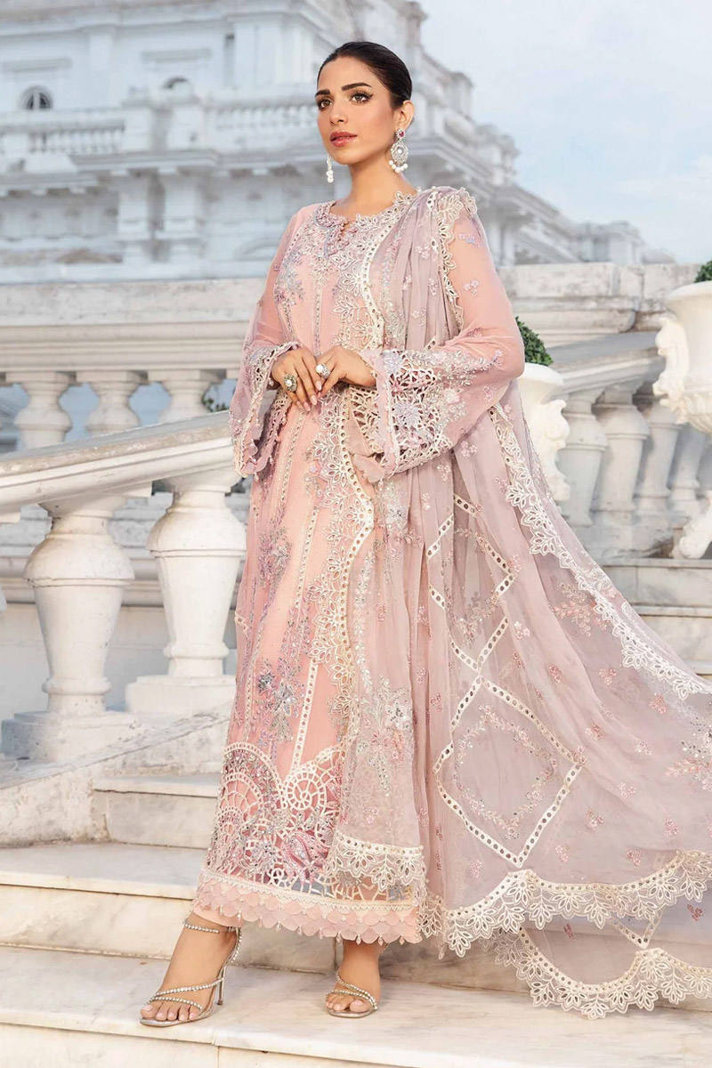 Embroidered Luxury Chiffon 3Pc Suit