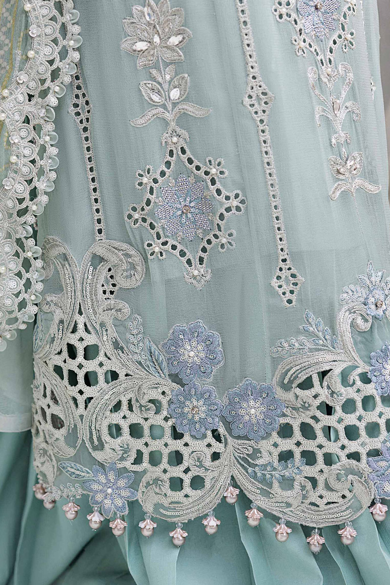 Chiffon Embroidery Suit 3Pcs