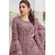Badami Embroidered Georgette Semi-Stitched Suit