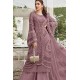 Badami Embroidered Georgette Semi-Stitched Suit