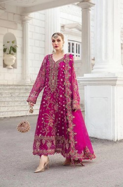 Embroidered Chiffon Suit 3 Piece