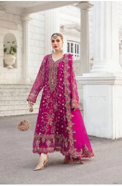 Embroidered Chiffon Suit 3 Piece