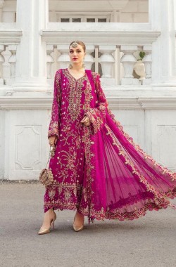 Embroidered Chiffon Suit 3 Piece