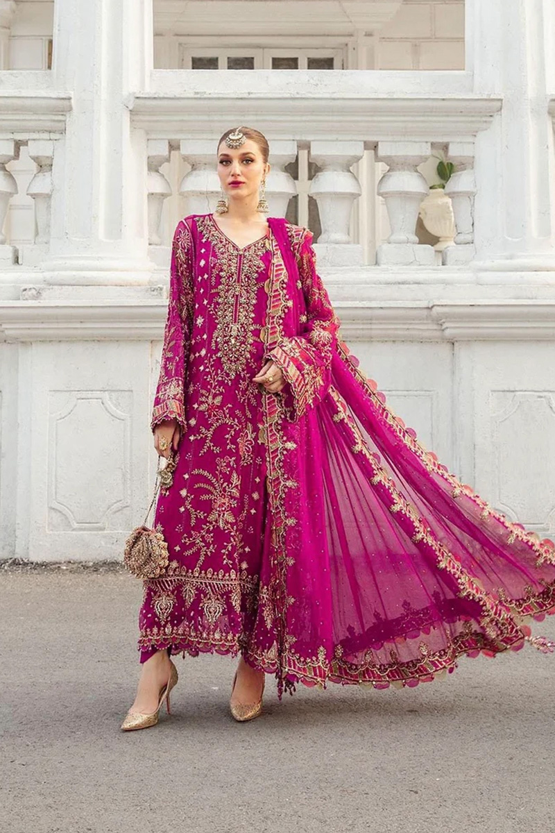 Embroidered Chiffon Suit 3 Piece