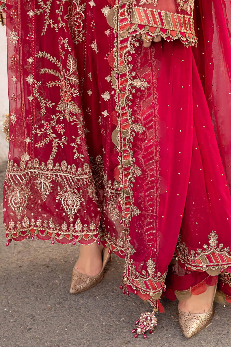 Embroidered Chiffon Suit 3 Piece