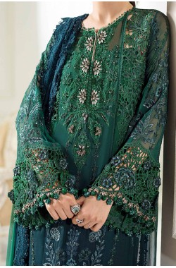 Green Chiffon Bridal Outfit – Maria B Wedding Edition