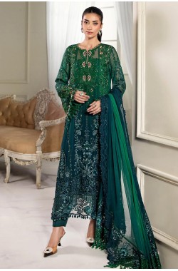 Green Chiffon Bridal Outfit – Maria B Wedding Edition