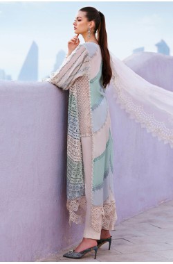 Luxury Lawn Unstitched Embroidered 3Pc Suit